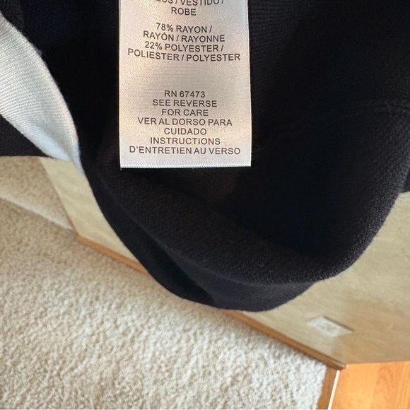 Taylor Black and White Dress - Picture 4 of 5